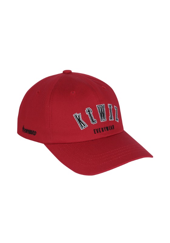 FORWARD kt wiz ARCH LOGO CAP (RED/BLACK)